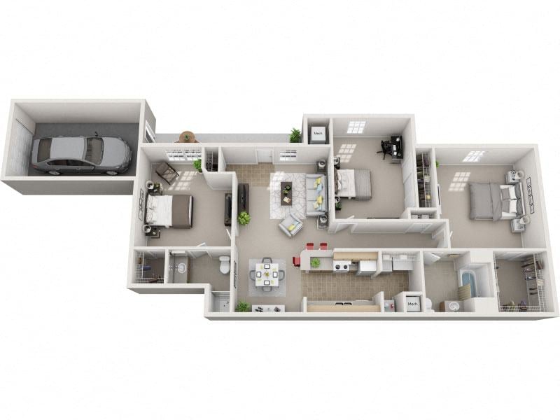 Roosevelt (D) Floor Plan