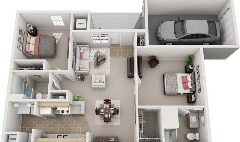 2 bedroom apartment for rent