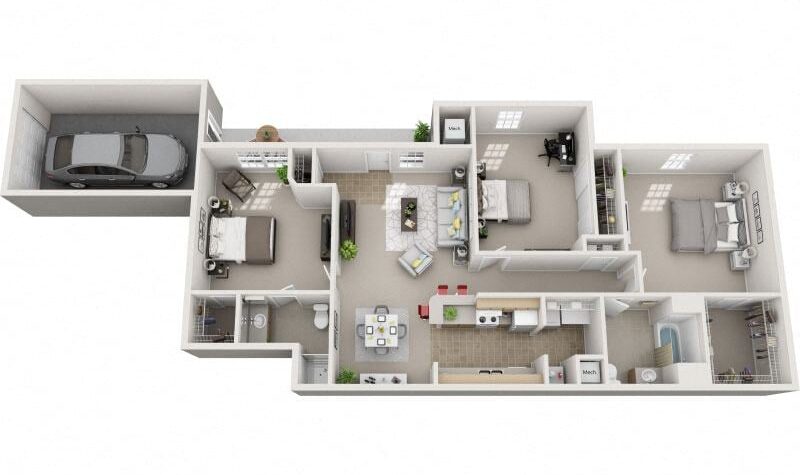 3 bedroom apartment for rent